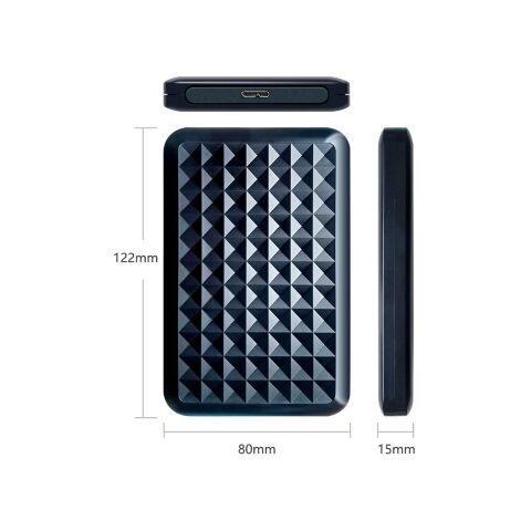 Карман внешний Dynamode 2.5" SATA HDD/SSD USB 3.0 Black (DM-CAD-25318) - Нулевой остаток (Feed) - Нулевой остаток (Feed)