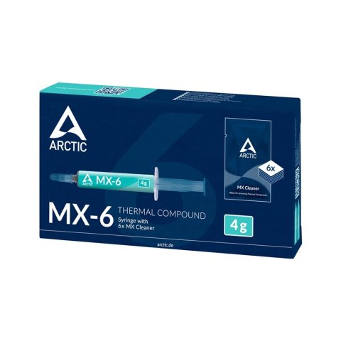 Термопаста Arctic MX-6 4g with 6 pcs MX Cleaner (ACTCP00084A) - Нулевой остаток (Feed)  - Нулевой остаток (Feed)