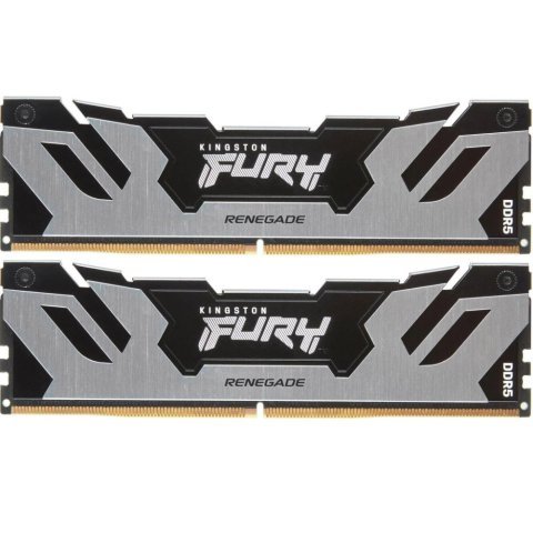 Модуль памяти для компьютера DDR5 32GB (2x16GB) 7600 MHz Renegade Silver XMP Kingston Fury (ex.HyperX) (KF576C38RSK2-32) - Нулевой остаток (Feed)  - Нулевой остаток (Feed) 