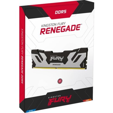 Модуль памяти для компьютера DDR5 32GB (2x16GB) 7600 MHz Renegade Silver XMP Kingston Fury (ex.HyperX) (KF576C38RSK2-32) - Нулевой остаток (Feed)  - Нулевой остаток (Feed) 