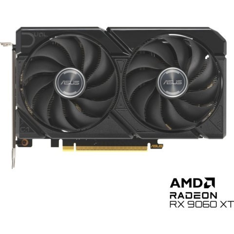Видеокарта ASUS Radeon RX 9060 XT 8Gb DUAL (DUAL-RX9060XT-8G) - Нулевой остаток (Feed)  - Нулевой остаток (Feed) 