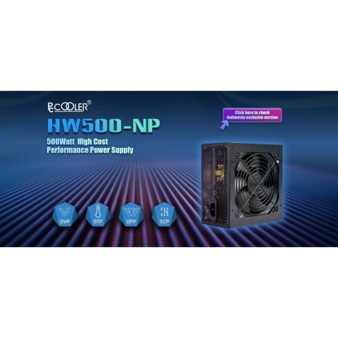 Блок питания PcCooler 500W (HW500-NP) - Блоки питания - Блоки питания