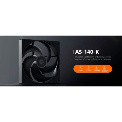 Кулер для корпуса ID-Cooling AS-140-K - Нулевой остаток (Feed) - Нулевой остаток (Feed)