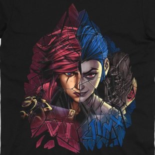 Футболка Morze League of Legends Arcane Лига Легенд Аркан (размер L)