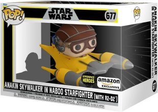 Фигурка Funko Star Wars Anakin in Naboo Sarfighter with R2-D2 фанко Энакин Скайуокер Exclusive 677