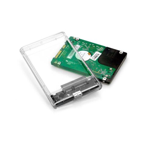 Карман внешний Dynamode 2.5" SATA HDD/SSD USB 3.0 Transparent (DM-CAD-25316) - Аксессуары к HDD - Аксессуары к HDD