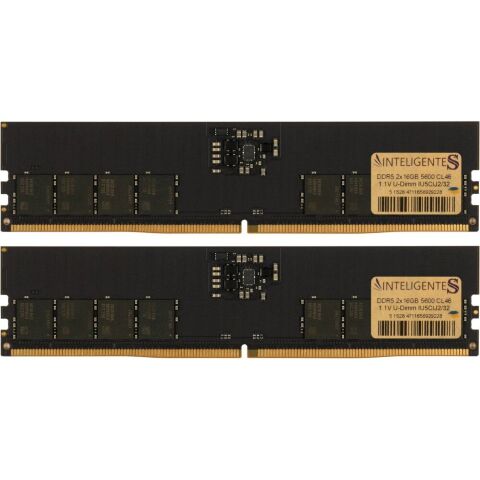 Модуль памяти для компьютера DDR5 32GB (2x16GB) 5600 MHz INTELIGENTES (IU5CIJ2/32) - Нулевой остаток (Feed) - Нулевой остаток (Feed)