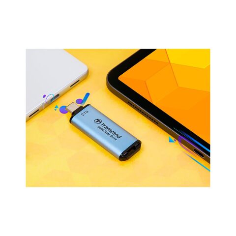 Накопитель SSD USB Type-C 2TB ESD300 Transcend (TS2TESD300C) - Нулевой остаток (Feed)  - Нулевой остаток (Feed) 