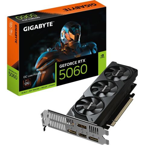 Видеокарта GIGABYTE GeForce RTX5060 8Gb OC Low Profile (GV-N5060OC-8GL) - Видеокарты - Видеокарты