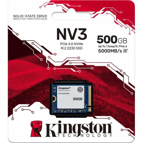 Накопитель SSD M.2 2230 500GB NV3 Kingston (SNV3SM3/500G) - Внутренние SSD - Внутренние SSD