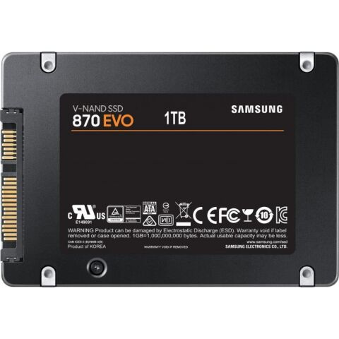 Накопитель SSD 2.5" 1TB 870 EVO Samsung (MZ-77E1T0BW) - Внутренние SSD  - Внутренние SSD 