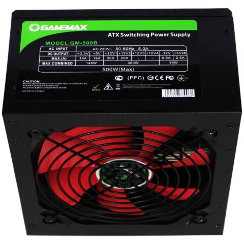 Блок питания Gamemax 500W (GM-500B) - Блоки питания - Блоки питания