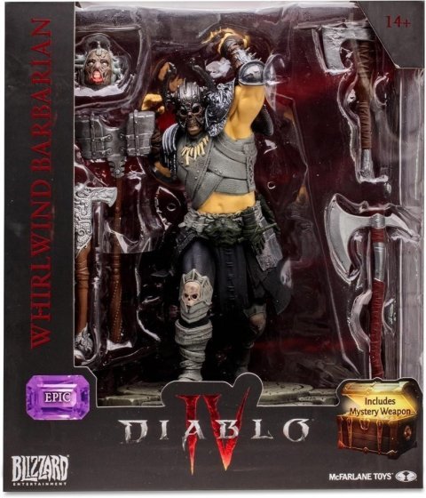 Фигурка McFarlane Diablo IV Whirlwind Barbarian Epic Figure Диабло Варвар 20 см. -   -  