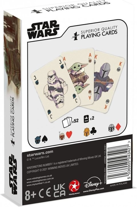 Игральные карты Star Wars The Mandalorian Playing Cards Game Waddingtons Number 1 - -