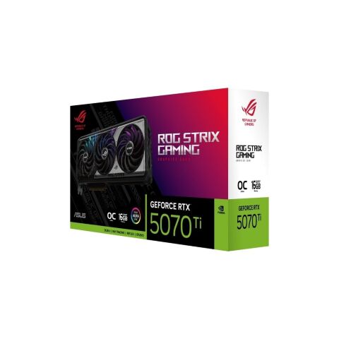 Видеокарта ASUS GeForce RTX5070 Ti 16GB ROG STRIX OC GAMING (ROG-STRIX-RTX5070TI-O16G-GAMING) - Видеокарты  - Видеокарты 