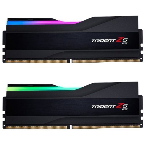 Модуль памяти для компьютера DDR5 96GB (2x48GB) 5600 MHz Trident Z5 RGB Matte Black G.Skill (F5-5600J4040D48GX2-TZ5RK) - Нулевой остаток (Feed)  - Нулевой остаток (Feed) 