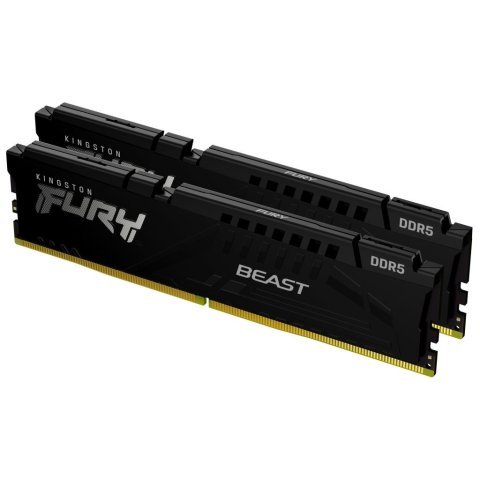 Модуль памяти для компьютера DDR5 16GB (2x8GB) 5600 MHz Beast Kingston Fury (ex.HyperX) (KF556C36BBEK2-16) - Нулевой остаток (Feed) - Нулевой остаток (Feed)