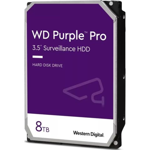 Жесткий диск 3.5" 8TB WD (WD8002PURP) - Нулевой остаток (Feed)  - Нулевой остаток (Feed)