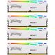 Модуль памяти для компьютера DDR5 128GB (4x32GB) 5600 MHz FURY Beast RGB White Kingston Fury (ex.HyperX) (KF556C40BWAK4-128) - Нулевой остаток (Feed) - Нулевой остаток (Feed)