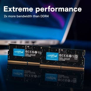 Модуль памяти для ноутбука SoDIMM DDR5 32GB (2x16GB) 4800 MHz Micron (CT2K16G48C40S5)