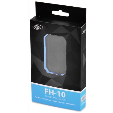 Контроллер вентилятора Deepcool 10 Port Fun Hub (FH-10) - Нулевой остаток (Feed)  - Нулевой остаток (Feed) 