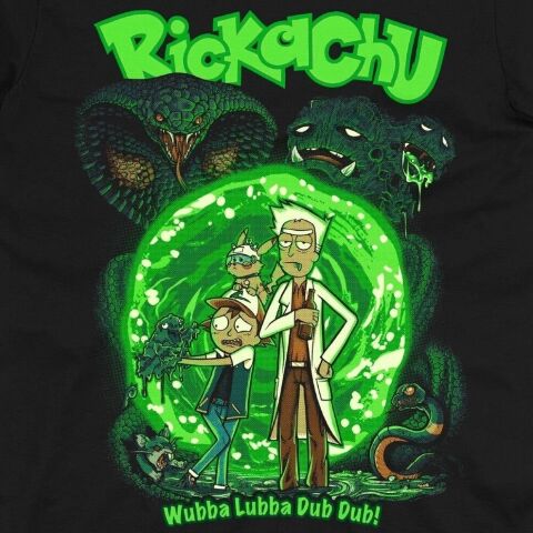 Футболка Morze Rick and Morty Wubba Lubba Dub Dub Рік та морті (розмір L) -   -  