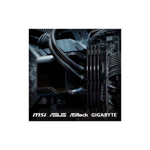 Модуль памяти для компьютера DDR5 128GB (2x64GB) 5600 MHz Beast Black Kingston Fury (ex.HyperX) (KF556C40BBK2-128) - Нулевой остаток (Feed) - Нулевой остаток (Feed)