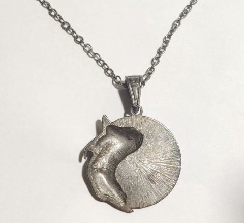 Медальон 3D Ведьмак (The Witcher) металл новый кулон Геральта из сериала №2 -   -