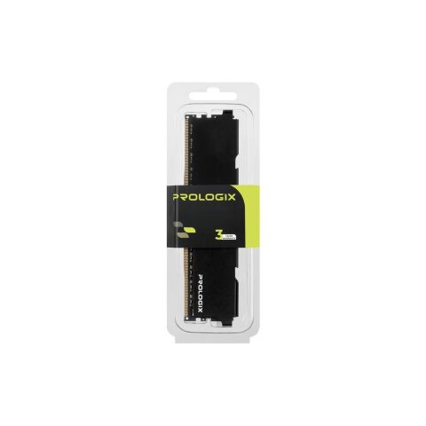 Модуль памяти для компьютера DDR4 16GB 3200 MHz Black Prologix (PRO16GB3200B4) - Нулевой остаток (Feed)  - Нулевой остаток (Feed) 