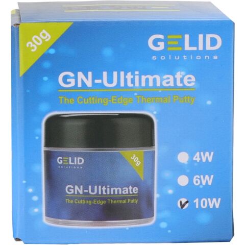Термопаста Gelid Solutions GN-Ultimate 10W Thermal Putty 30g (TN-GN10-01) - Нулевой остаток (Feed) - Нулевой остаток (Feed)