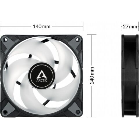Кулер для корпуса Arctic P14 PWM PST A-RGB (ACFAN00239A) - Нулевой остаток (Feed)  - Нулевой остаток (Feed) 