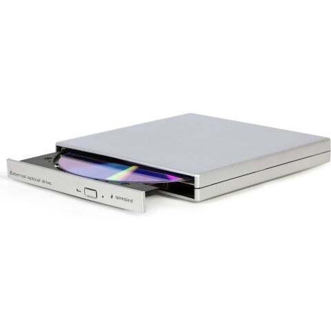 Оптический привод DVD-RW Gembird DVD-USB-02-SV - Нулевой остаток (Feed)  - Нулевой остаток (Feed) 