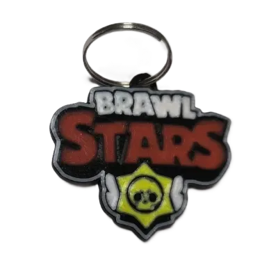 Брелок Brawl Stars Logo Keychain Бравл старс Логотип ABS пластик 5 см. №2