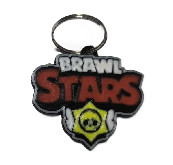 Брелок Brawl Stars Logo Keychain Бравл старс Логотип ABS пластик 5 см. №2