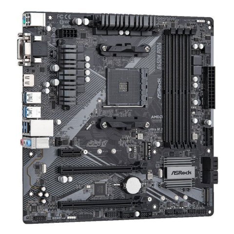 Материнская плата ASRock B450M PRO4 R2.0 - Нулевой остаток (Feed) - Нулевой остаток (Feed)