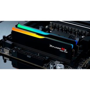 Модуль памяти для компьютера DDR5 64GB (2x32GB) 6000 MHz Ripjaws M5 Neo RGB Matte Black G.Skill (F5-6000J3636F32GX2-RM5NRK)