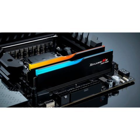 Модуль памяти для компьютера DDR5 64GB (2x32GB) 6000 MHz Ripjaws M5 Neo RGB Matte Black G.Skill (F5-6000J3636F32GX2-RM5NRK) - Нулевой остаток (Feed)  - Нулевой остаток (Feed) 