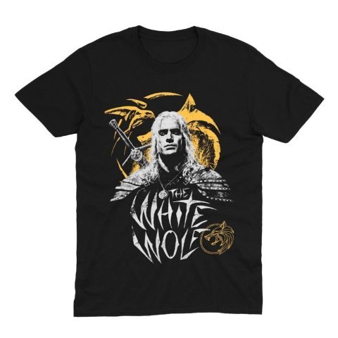 Футболка Morze The Witcher 3 White Wolf Ведьмак Белый Волк (размер L) -   -