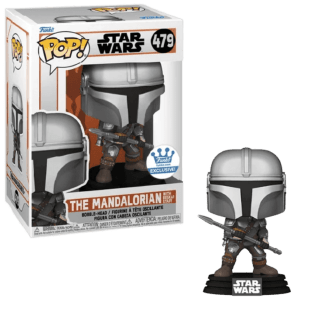 Фигурка Funko Star Wars: Mandalorian with Beskar Staff Фанко Мандалорец Бескар (Funko Exclusive) 479