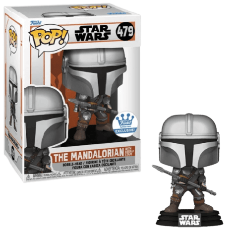 Фигурка Funko Star Wars: Mandalorian with Beskar Staff Фанко Мандалорец Бескар (Funko Exclusive) 479 -   -  