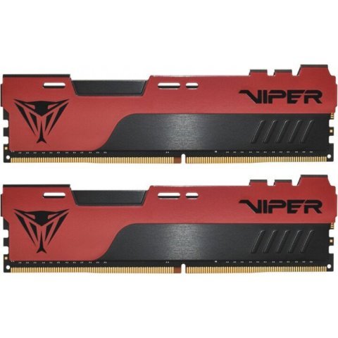 Модуль памяти для компьютера DDR4 32GB (2x16GB) 3200 MHz Viper Elite II Red Patriot (PVE2432G320C8K) - Нулевой остаток (Feed) - Нулевой остаток (Feed)