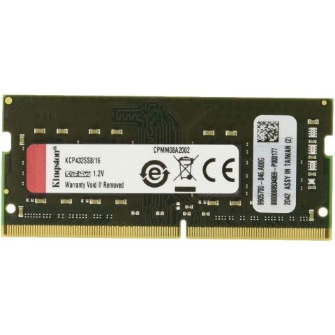 Модуль памяти для ноутбука SoDIMM DDR4 16GB 3200 MHz Kingston (KCP432SS8/16) - Модули памяти к ноутбукам  - Модули памяти к ноутбукам 