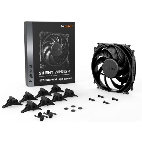 Кулер для корпуса Be quiet! Silent Wings 4 120mm PWM high-speed (BL094) - Вентиляторы к корпусам - Вентиляторы к корпусам