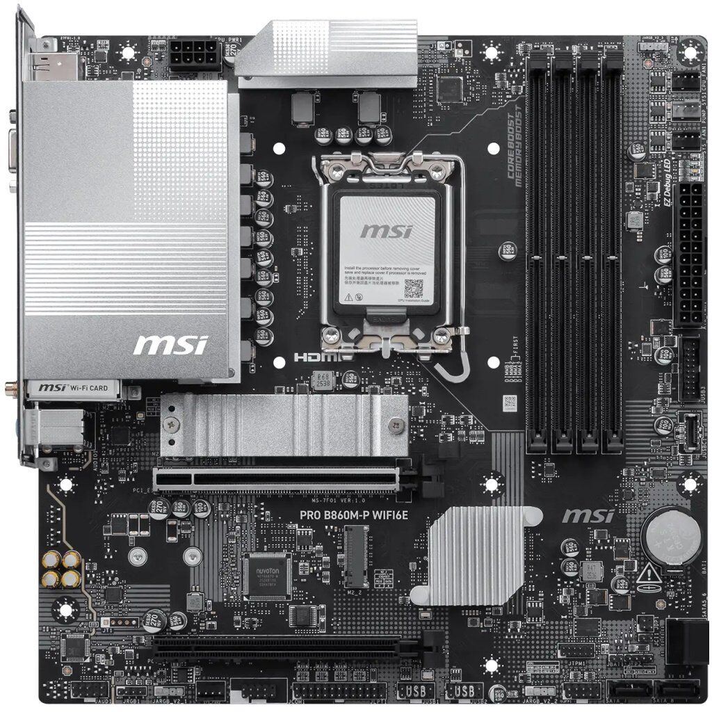 Материнская плата MSI PRO B860M-P WIFI6E