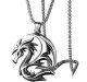 Медальон Flying Dragon Stainless Steel Necklace -   -  