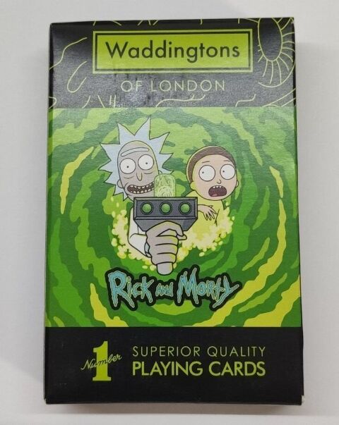 Гральні карти Рік та Морті Rick and Morty 2022 Playing Cards Game Waddingtons Number 1 -   -  