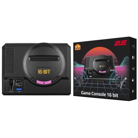 Игровая консоль 2E 16bit HDMI (2 бездротових геймпада, 188 ігор) (2E16BHDWS188) - Нулевой остаток (Feed)  - Нулевой остаток (Feed) 