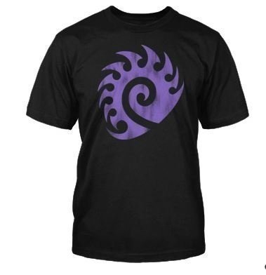 Футболка StarCraft II Zerg Vintage Logo T-Shirt (размер XL) -   -  