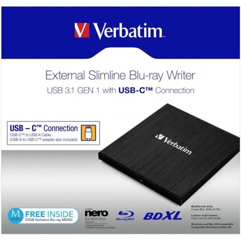 Оптический привод DVD-RW Verbatim 43889 - Нулевой остаток (Feed) - Нулевой остаток (Feed)
