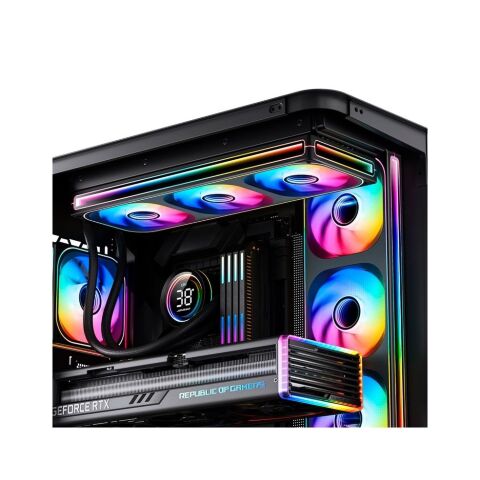 Кулер для корпуса JONSBO ZB-120BR Black - Нулевой остаток (Feed)  - Нулевой остаток (Feed) 